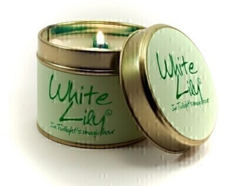 White Lily Scented Candle By Lily Flame